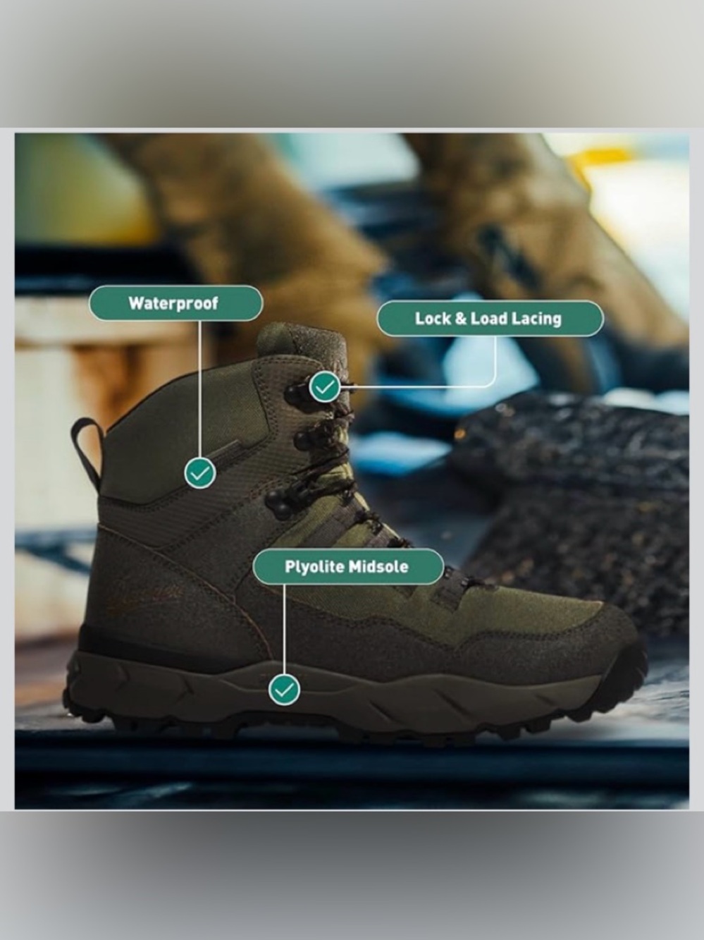 Danner Vital Trail 5" Waterproof Hiking Boots for Men | Size 9.5 - Picture 2 of 7